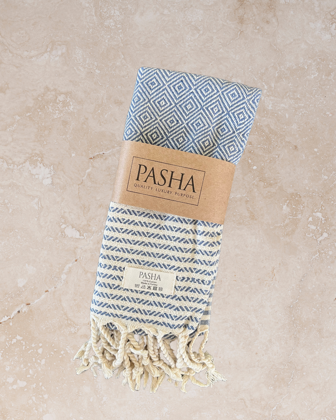 BLUE | Bohemian Single Hand Towel